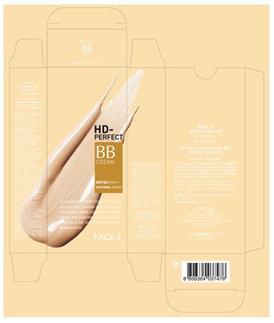 Bb Cream (Face It Hd Perfect Bb Spf30, Pa++ 02 Natural Beige)